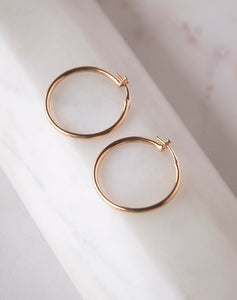 Classic Tube Hoops - STAC Fine Jewellery
