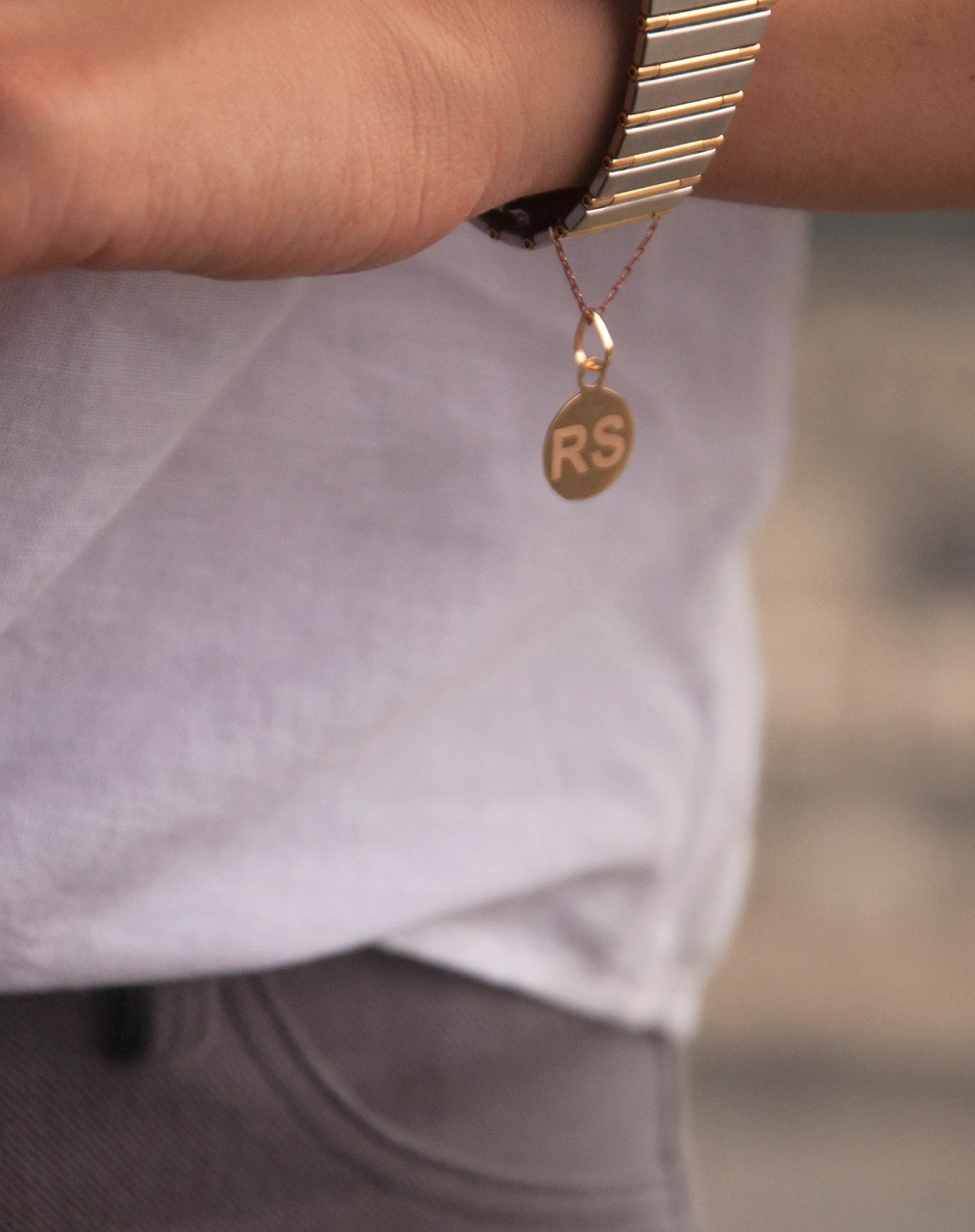Engravable Disc Watch Charm Set STAC Fine Jewellery
