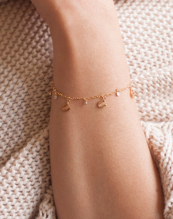 Buy Classy And Chic Rose Gold Plated Sterling Silver Adjustable Bracelet by  Mannash™ Jewellery