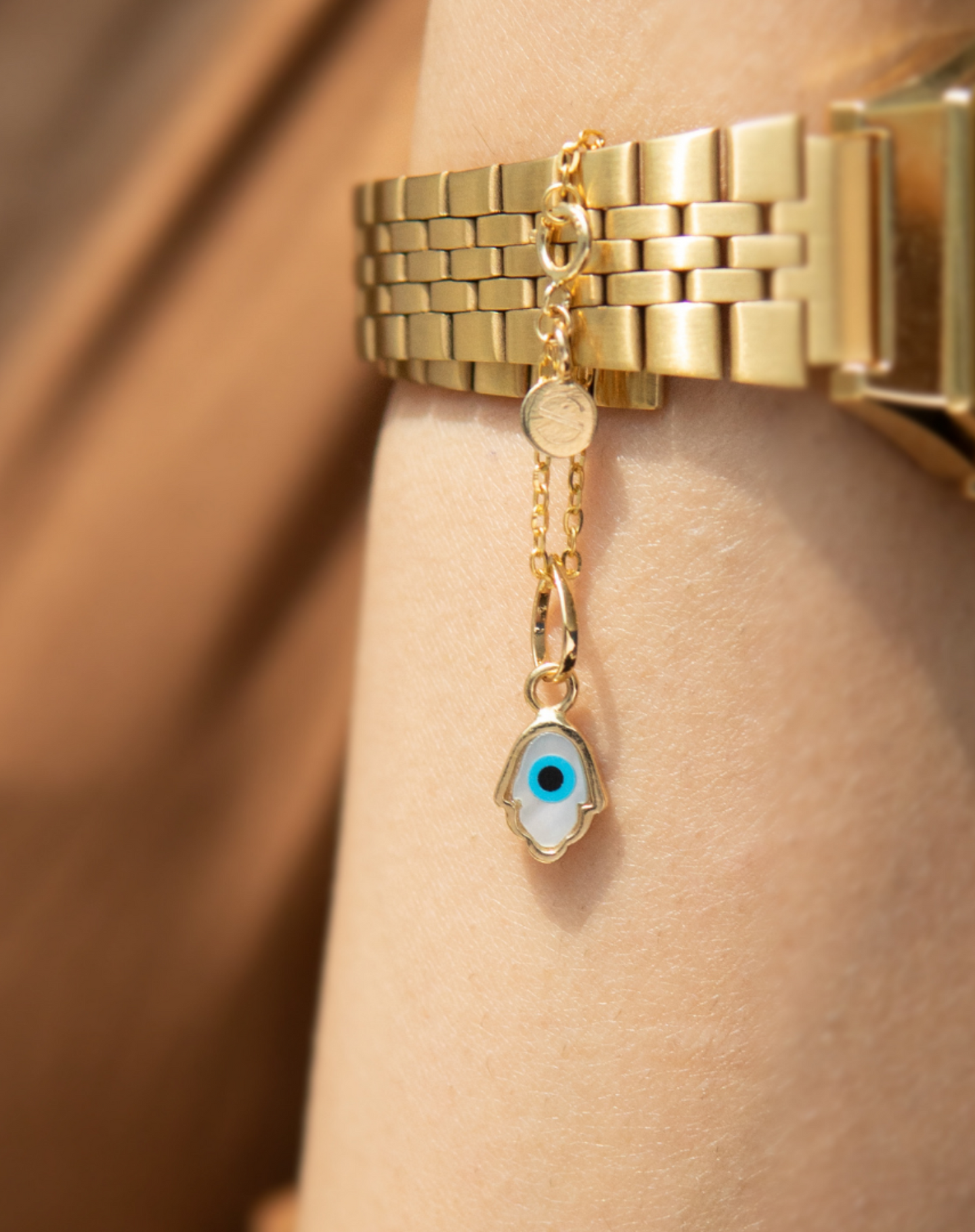 Evil Eye Hamsa Hand (Small) Watch Charm Set