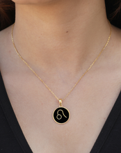 Load image into Gallery viewer, Leo Zodiac Enamel Pendant