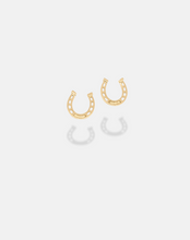Load image into Gallery viewer, Horseshoe Stud Earrings - STAC Fine Jewellery