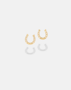 Horseshoe Stud Earrings - STAC Fine Jewellery