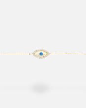 Load image into Gallery viewer, Marquise Evil Eye Diamond Bracelet  - Bold - STAC Fine Jewellery