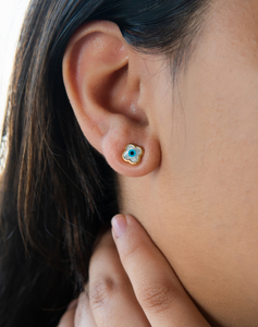 Mini Clover Stud Earrings - STAC Fine Jewellery