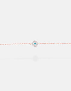 Mini Clover Evil Eye Diamond Bracelet - STAC Fine Jewellery